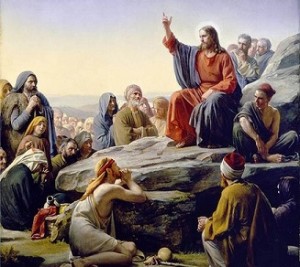 Jesus teaching his disciples
