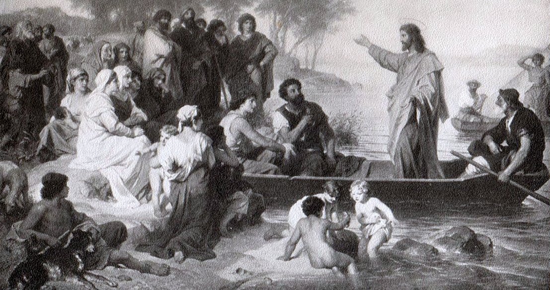 Jesus Teaching From a Boat.