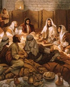 Jesus Teaching at Table