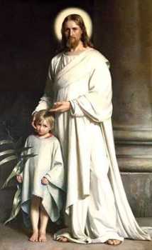 Jesus With a Small Child