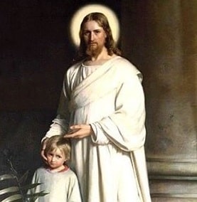 Jesus With a Small Child cropped