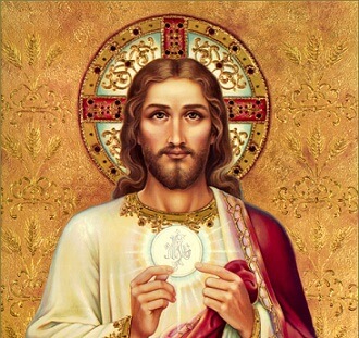 Jesus and the Eucharistic Bread