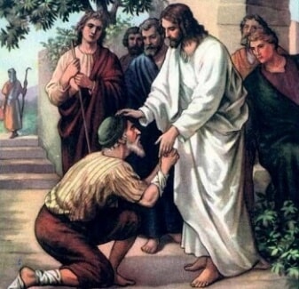 Jesus healed a leper - Copy