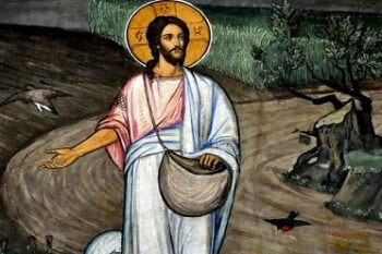 Jesus sowing