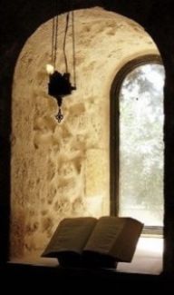 Open Bible in Window