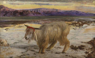 William Holman Hunt: The Scapegoat, 1854.