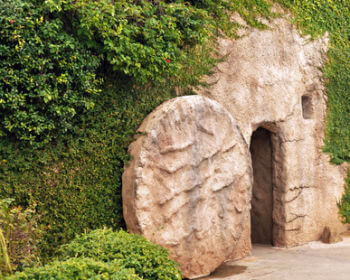 The Stone Rolled Away From Christ's Tomb