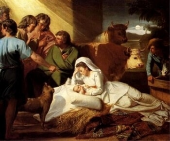 the nativity of the birth of Jesus