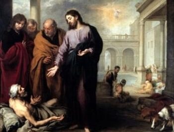 Healing of a Cripple by the Pool of  Bethesda