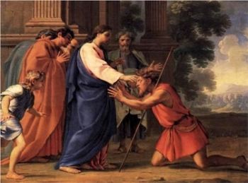 Jesus Healed a Blind Man